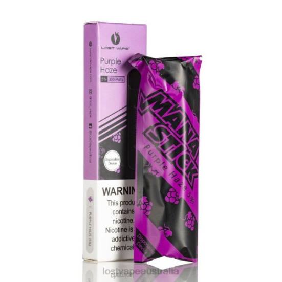 Lost Vape Mana Stick Disposable | 300 Puffs | 1.2mL Purple Haze 5% - Lost Vape pods near me B86J527