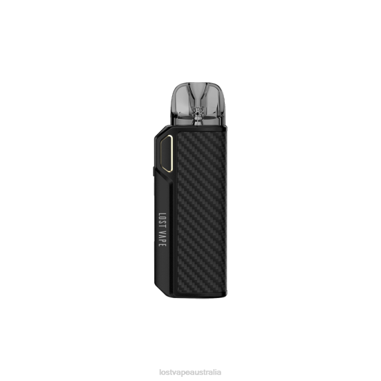 Lost Vape Thelema Elite Pod System Kit Black Carbon - Lost Vape flavors Australia B86J331