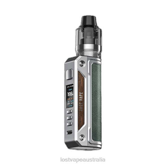 Lost Vape Thelema Solo 100W Kit SS/Mineral Green - Lost Vape Canberra B86J13