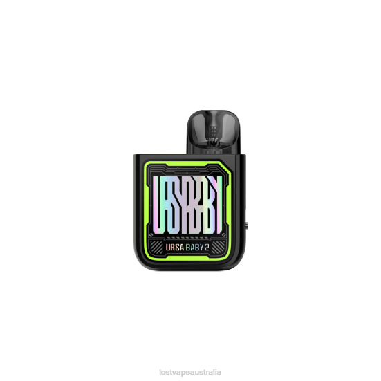 Lost Vape URSA Baby 2 Kit | Pod System Tech Black/Fancy Maze - Lost Vape Australia B86J42
