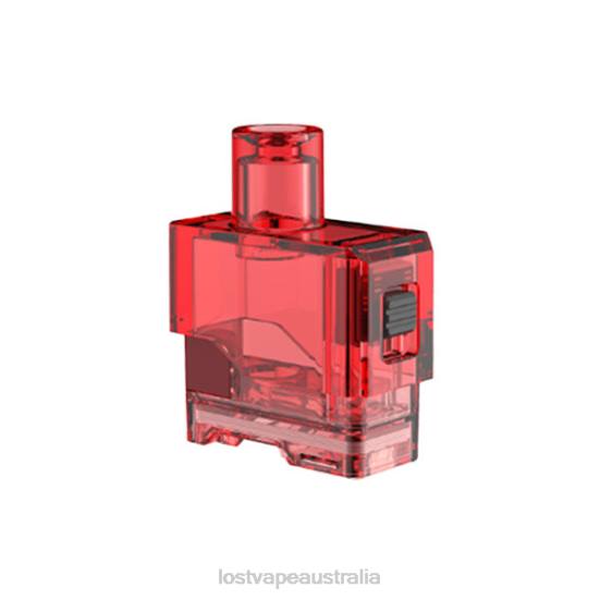 Lost Vape Orion Art Empty Replacement Pods | 2.5mL Red Clear - Lost Vape contact Australia B86J315