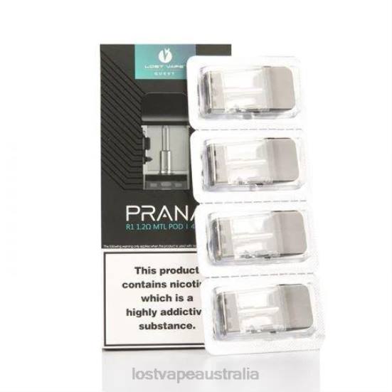 Lost Vape Prana Pods (4-Pack) R1 1.2ohm - Lost Vape review Australia B86J400